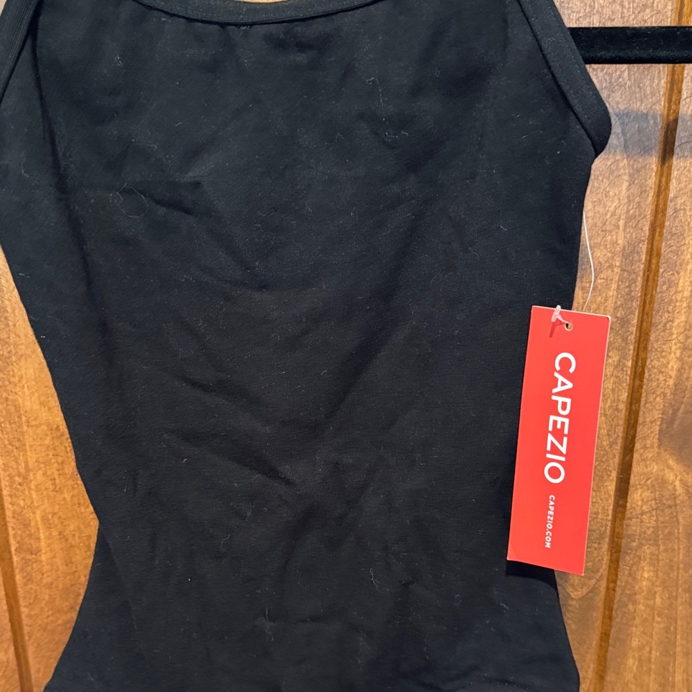 Capezio Black Spaghetti Strap Leotard - Picture 4 of 6